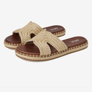 MIA Women's Tan Braided Sandals-NEW